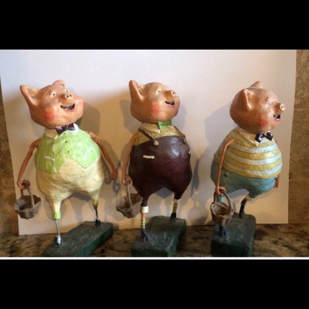 Vintage-The Three Pigs.